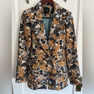 Smythe Floral Jacquard Blazer